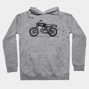 S90 Motorcycle Sketch Art Hoodie